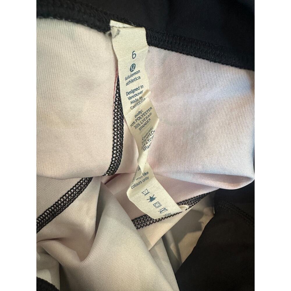 Lululemon Run Inspire Crop Floral Print Capri Pants Secret Garden Pink Size 6 - Picture 3 of 10